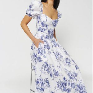 Brand New - Reformation Davila Linen Dress